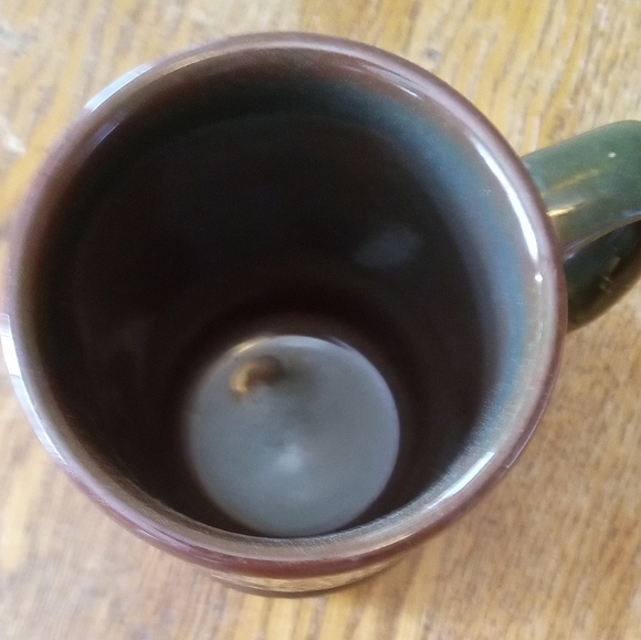 Brown Geometric Etched Dining Mug - Picture 2 of 4